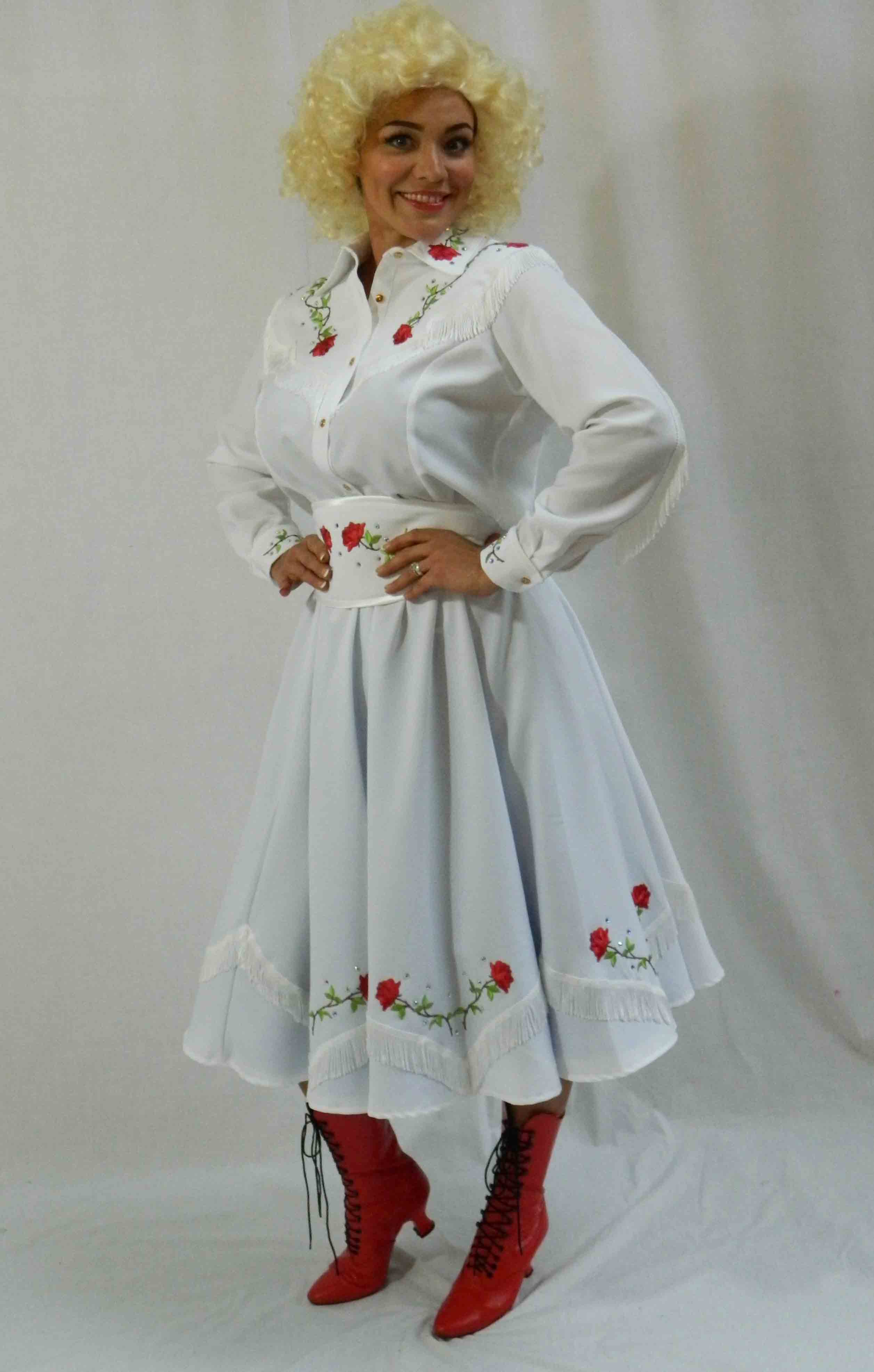 Western fancy outlet dress plus size